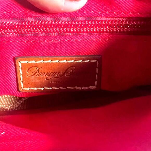 Dooney & Bourke Women's Taupe Pebbled Leather Crossbody Bag - Picture 10 of 16